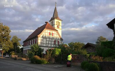 Die Hauptstraße in Schwegenheim